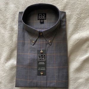 Jos. A. Bank Light Gray Button Up Sportshirt